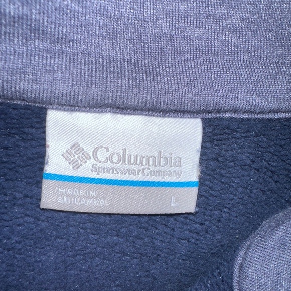 Columbia Blue Quarter-Zip Pullover Size Xl, Casual Wear, Work Wear,Office Attire - Picture 4 of 4